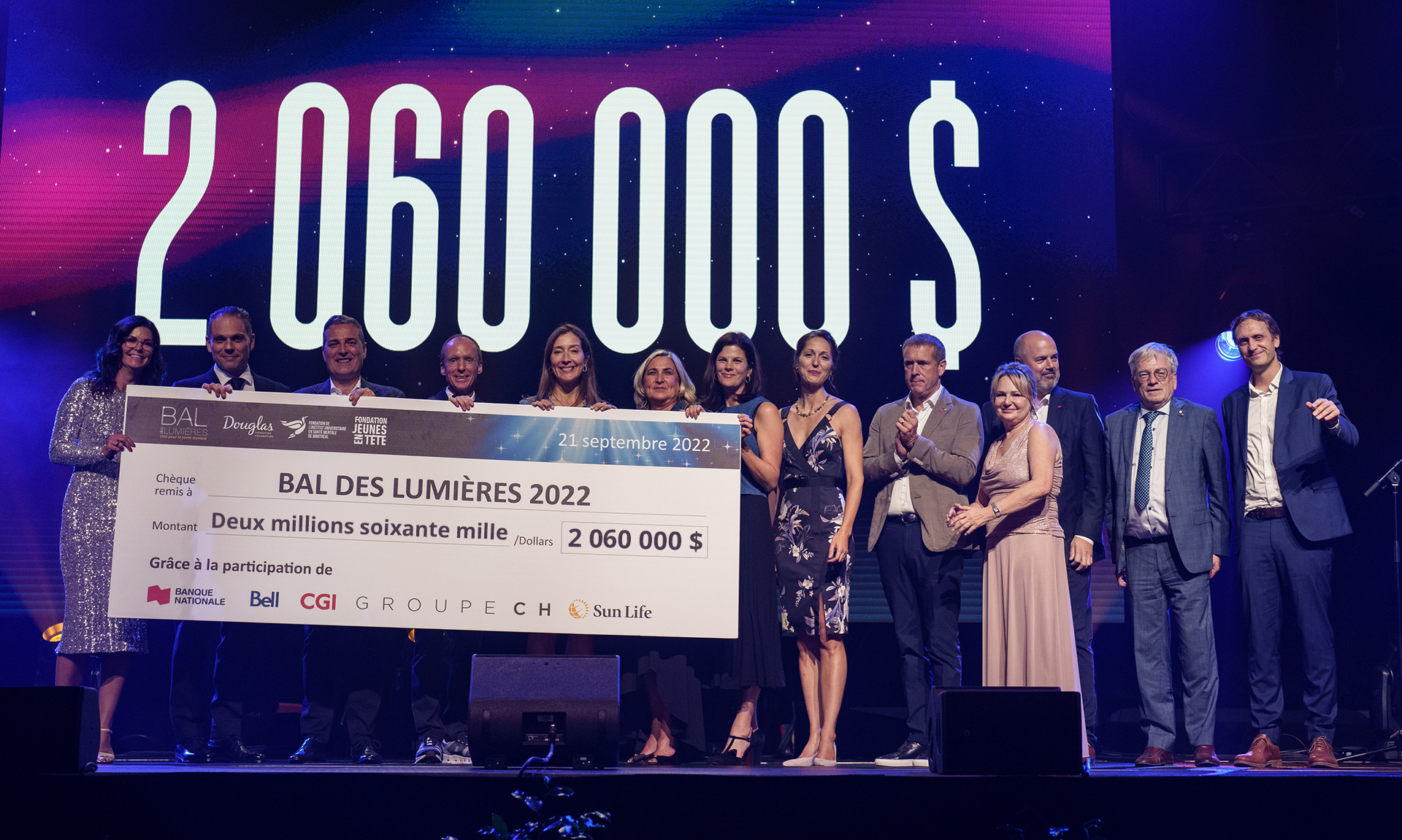 The 4th edition of the Ball des Lumière a record success
