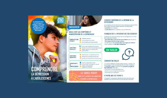 Comprendre la dépression à l'adolescence - Fondation Jeunes en Tête